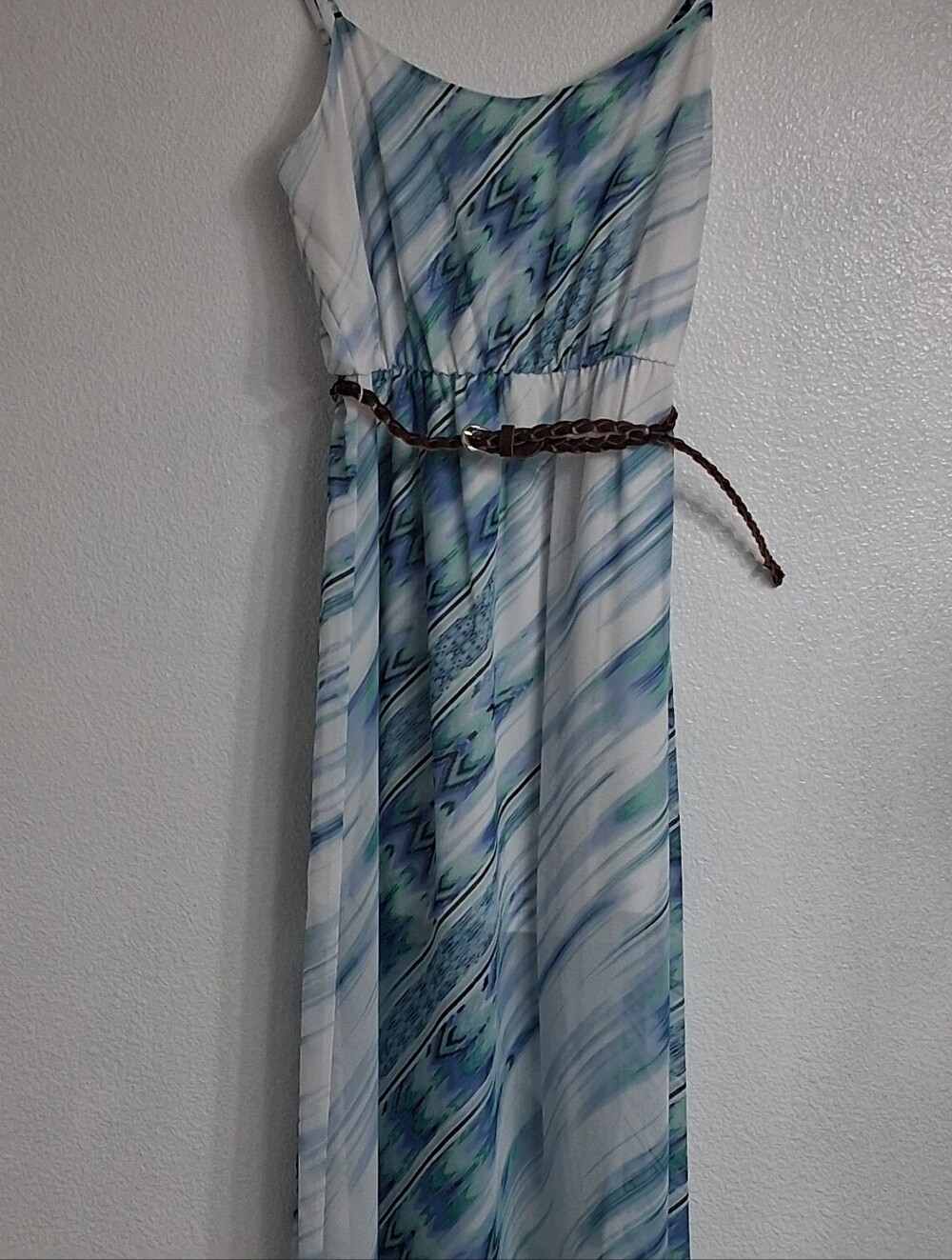 NWT Heartsoul Sleeveless Belted Maxi Dress   Size L